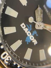 Vintage Rare Citizen Aqualand DACOR dial C022 Military Diver Quartz PLSREAD