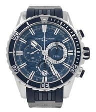Ulysse Nardin Marine Diver Chronograph 1503-151 Date Steel Titanium 44MM Men's