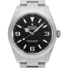 ROLEX Explorer 40 224270 black Random Number second hand mens
