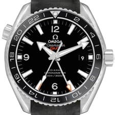 Omega Seamaster Planet Ocean 600M GMT Steel Mens Watch 232.32.44.22.01.001 Card