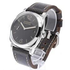PANERAI RADIOMIR 1940 3 DAYS PAM00514 48mm SS Black Dial Hand-Wind Date #C242