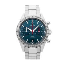 Omega Speedmaster '57 Chrono Steel Auto 41mm Blue Dial Watch 331.10.42.51.03.001