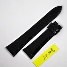 Audemars Piguet Croc Leather Strap 22mm Black Unused Replace Watch Band