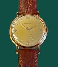 IWC Schaffhausen 18k Rose Gold 36mm Classic Mens Watch Cal. C 89 Vintage 1956