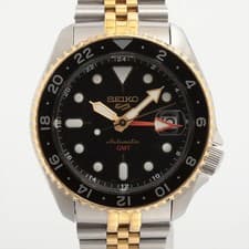 Seiko 5 Sports SKX GMT GP×SS External GP x external SS AT black dial 1 Extra Lin