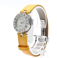 Vtg [N MINT] BVLGARI BZ22S B.zero1 White Shell Dial Yellow Qz Ladies Watch JAPAN