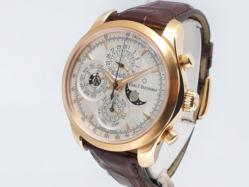 Carl F. Bucherer  Manero Chronograph Perpetual 0010906.03.13.01 18k Gold $52600
