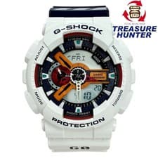 Casio G-Shock GA-110PS-7AJR Evangelion Ayanami Rei White Ana-Digi Nealy unused