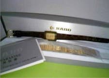 Rado Men'S Watch Lizard Belt