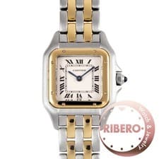 CARTIER Watches PANTHERESM 2 Row W25029B6 Stainless Steel/YG Free Shipping
