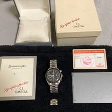 OMEGA Speedmaster 3510.50 Chronograph black Dial Automatic Men's Watch Silver