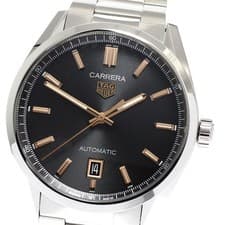 TAG HEUER Carrera Caliber 5 WBN2113 Date black Dial Automatic Men's Watch_920496
