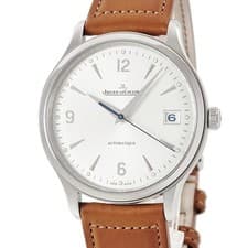 JAEGER LECOULTRE Master Control Date Q4018420 830.8.A0.S Silver blue secon