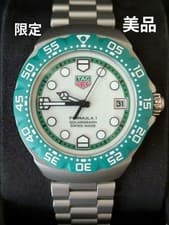 TAG HEUER Formula 1 Solar Graph Green Bezel Limited 3000 38mm Watch Edition