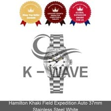 Hamilton Khaki Field Expedition Auto 37mm Stainless Steel White