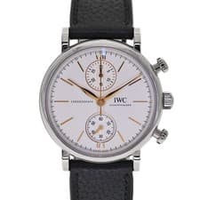 IWC Portofino Chronograph IW391406 39mm SS Automatic Box Papers #KN290