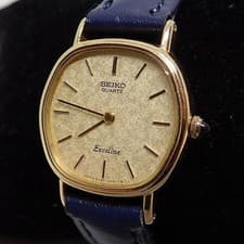 SEIKO Exceline Gold Quartz 10KT+SS Working