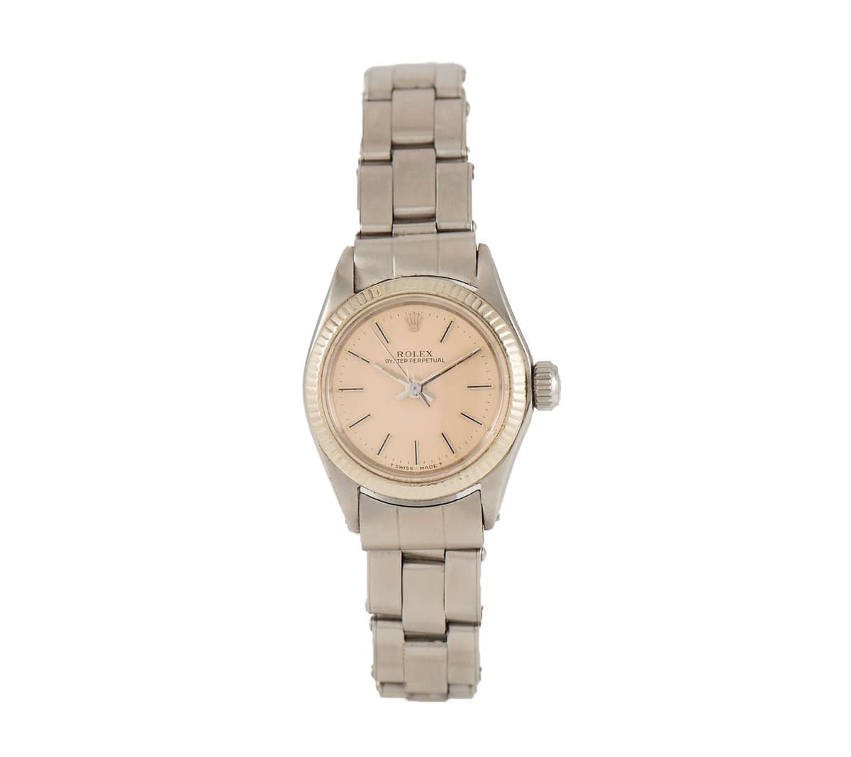 1968 Rolex Oyster Perpetual Non Date 6619, 25MM, Stainless Steel Ladies Watch