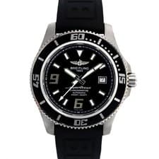Breitling Superocean 44 A1739102 Black Dial Automatic Watch Box Papers #KN511