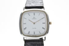[EXC+5] OMEGA De Ville Cal.1378 30mm Roman White Dial Quartz Men's Watch