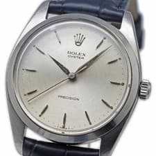 ROLEX 6424 Big Oyster Cal.1215 Manual Wind Vintage Men's Watch Serviced 36 mm