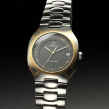 Omega Seamaster Polaris Quartz Mens Diver Watch 32mm Timepiece wrist 18cm