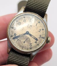 Kriegsmarine Alpina KM 592 German Marine Military Watch WW2 AS IS