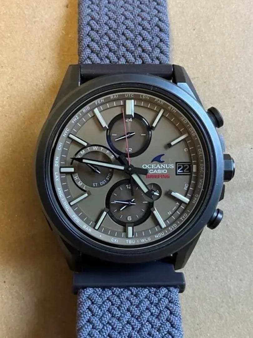 Casio Oceanus Solar Radio-Controlled Watch OCW-T4000BRE-5AJR Briefing 40mm
