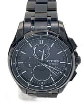 CITIZEN H874005HK02 ATTESA Solar Titanium Gray Watch Near Mint JAPAN