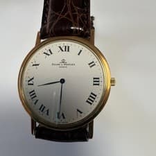 Baume & Mercier Classima Quartz Watch Vintage White Dial Dress