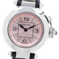 CARTIER Mispacha W3140026 pink Dial Quartz Ladies Watch_912503