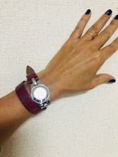 Baume & Mercier Luxury Watch Red Strap Collectible Swiss Timepiece USED item