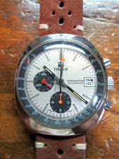 Vintage 1970s Tissot Navagator 2 Register Automatic Chronograph Watch
