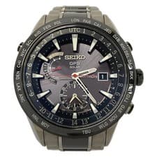 SEIKO ASTRON 7X52-0AF0 3***** Silver Black Men's Wrist Watch