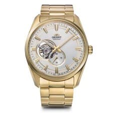 ORIENT RN AR0007S Semi Skeleton Watch Gold 5ATM Sapphire Crystal Limited