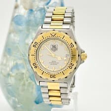 TAG HEUER 934-213 Unisex Quartz Watch 38mm Gold and Gray, Pre-Owned