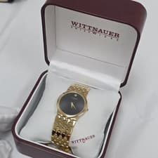 Men’s Longines Dress Watch HT8058 O127 Swiss Quartz Gold Plated W Box Runs