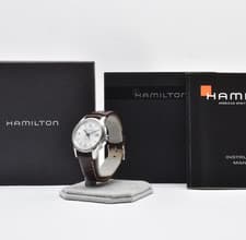 [NEAR MINT] HAMILTON H324550 Viewmatic 38mm Silver Dial Automatic Men's Watch