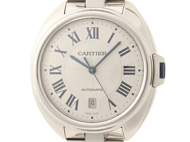 CARTIER WATCH CL? DE CARTIER WSCL0007 STAINLESS STEEL SILVER AUTOMATIC MEN'S F/S