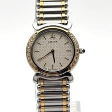 Seiko Credor 5A70-0210 Diamond Bezel Women's Working