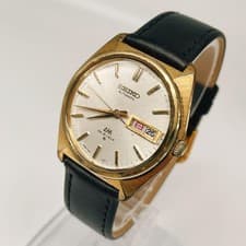 Seiko LM Automatic Mens Vintage Watch 56067000 Gold wrist 18cm Timepiece