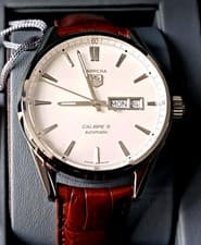2025 Tag Heuer Carrera Calibre 5 Mens Watch Automatic WAR201B  in Mint Condition