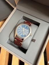 Hamilton Khaki Field Mechanical 38 mm Blue Dial Blue H69439940 w/warranty