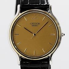 Seiko Credor 8J81-6B00 570033 Mens Quartz Working Dress Watch Authentic Rare