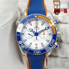 Omega Seamaster Planet Ocean Michael Phelps 215.32.46.51.04.001 45.5MM White B/p