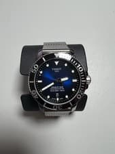 Tissot T-Sport Seastar 1000 Powermatic 80 Stainless Mesh Blue T120.407.11.041.02