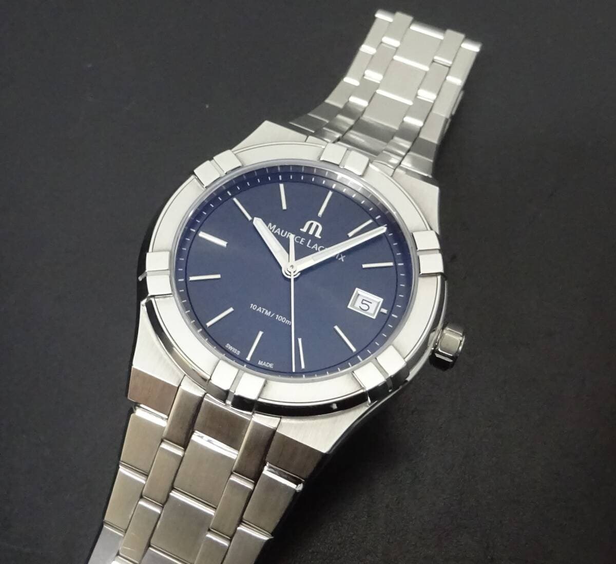 MAURICE LACROIX Icon AI1108 Black Dial 40mm Used Nov 2024 O/H