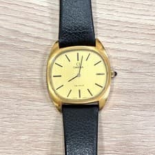 Omega De Ville Hand-Wound Men's Gold Dial Working Antique