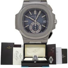 Patek Philippe 5980/1A-001 Nautilus 40.5mm Steel Blue *UNWORN BOX & PAPERS* #PP4
