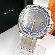 Paul Smith Radio Solar Unused World Time Watch with Box
